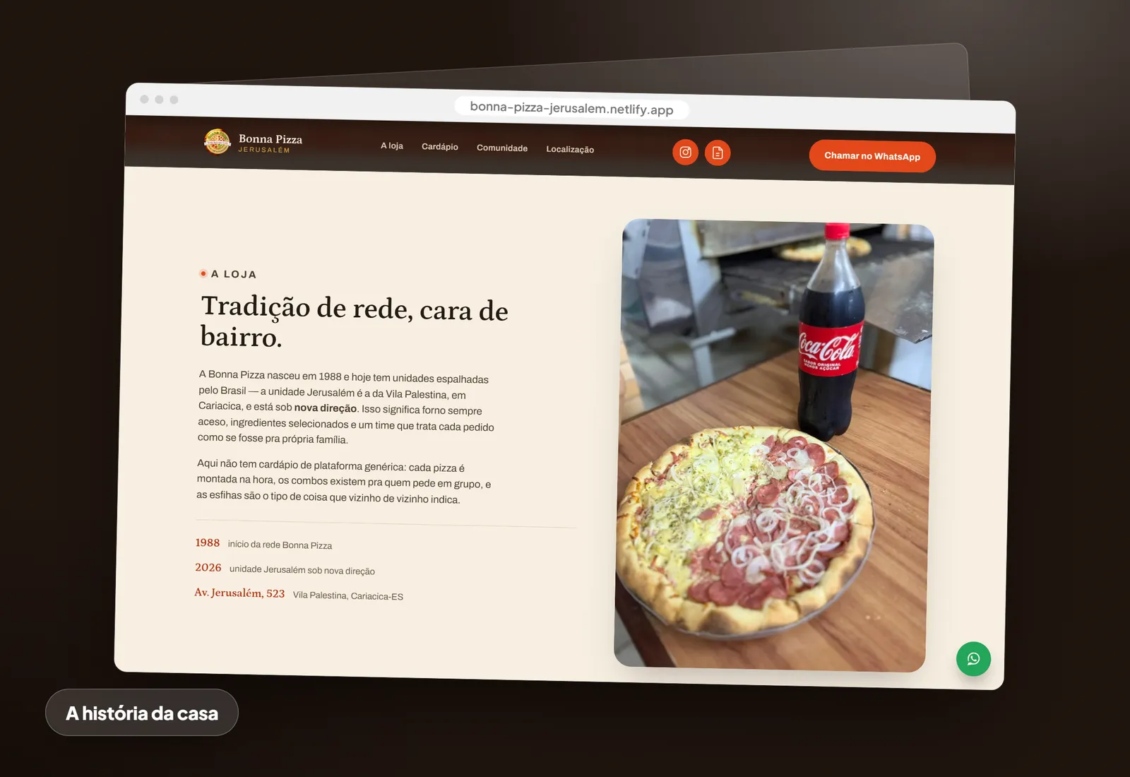 Bonna Pizza Jerusalém: A história da casa